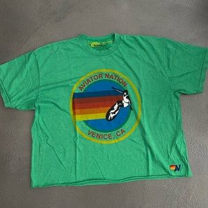 AV Nation Venice Surfer Logo Boyfriend Tee